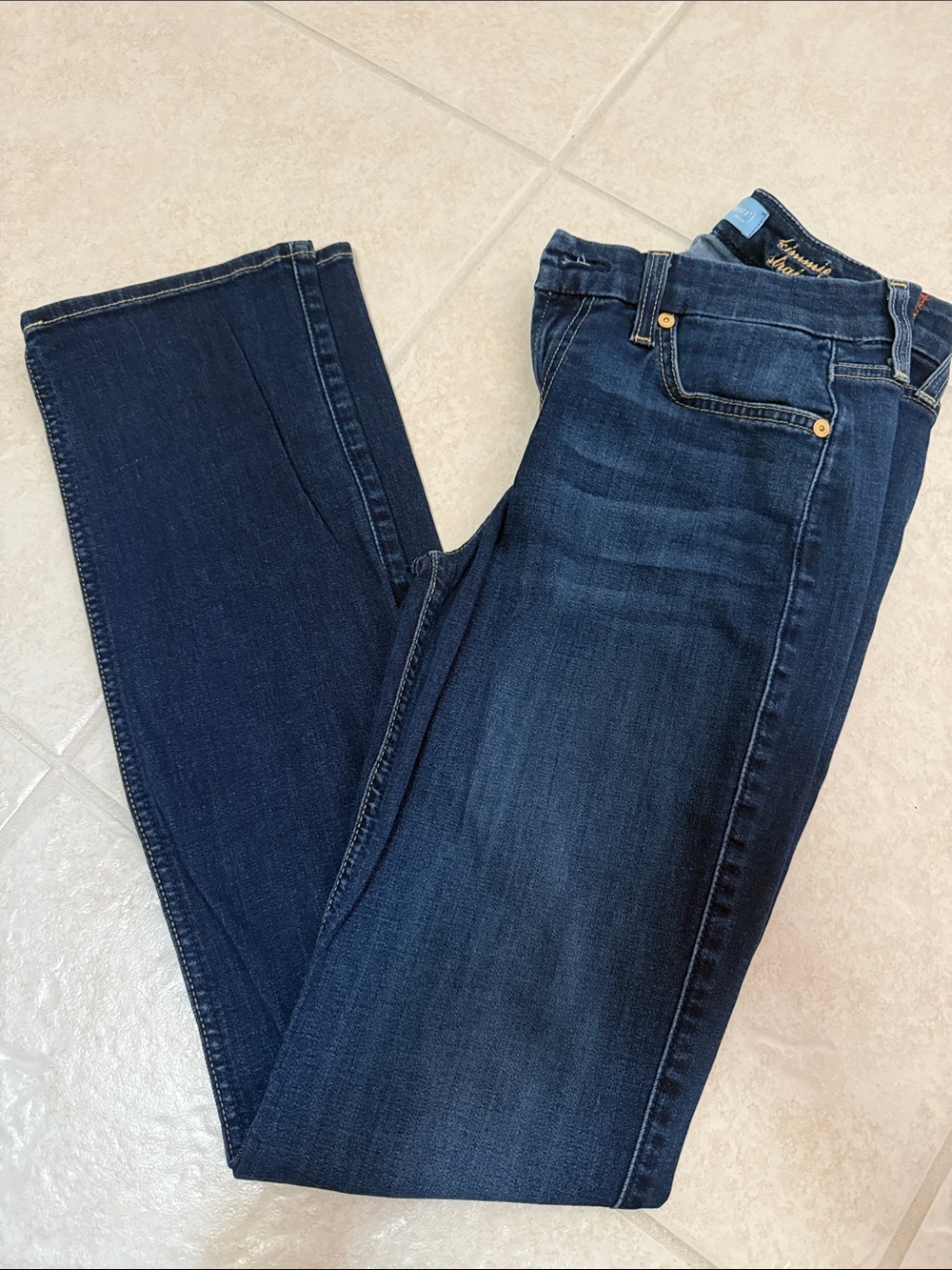 7 For All Mankind Women’s Dark Wash Blue Jeans